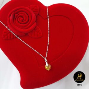 Cadena Corazon swarovski
