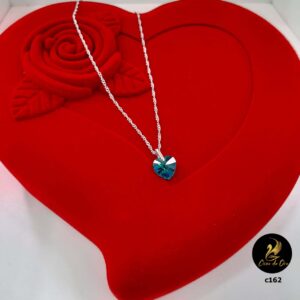 Cadena corazón swarovski c3